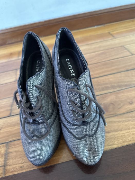 Botins de inverno de senhora em castanho