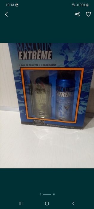 Zestaw Bourjois Masculin Extreme 100ml edi i dezodorant