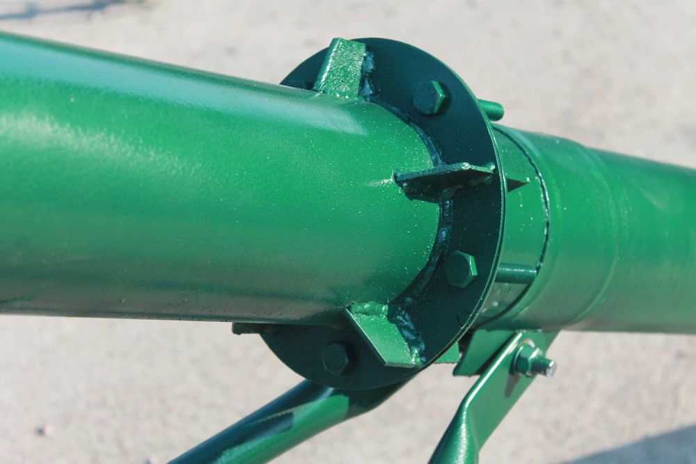 Шнековий навантажувач (погрузчик, загрузчик, конвейєр)  в трубі, гнучк