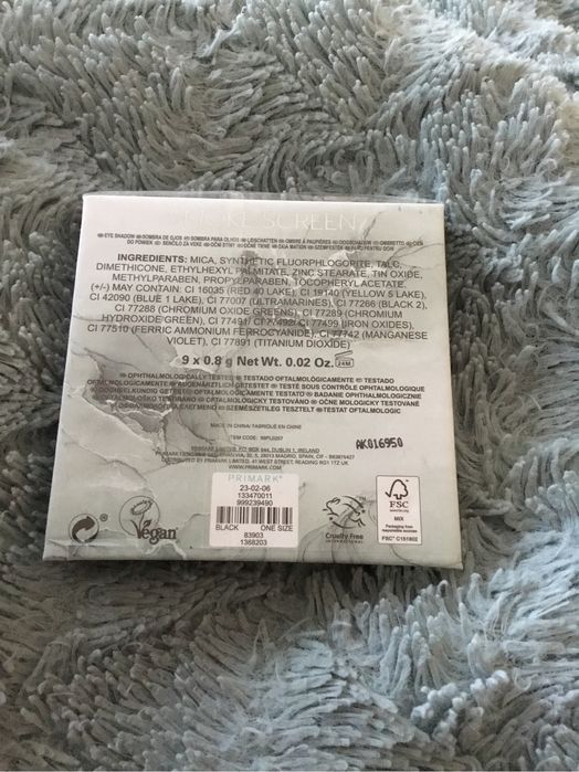 Paletka cieni smoke screen z Primark
