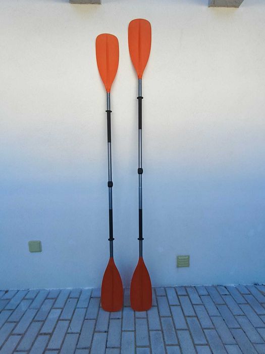 2 Pagaias Simétricas Reguláveis de Kayak 100 (2 partes)