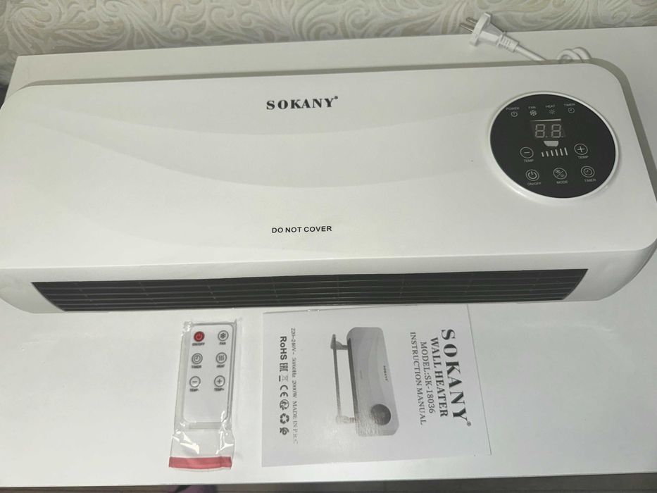 Кондиціонер SOKANY /настінний  тепловентилятор