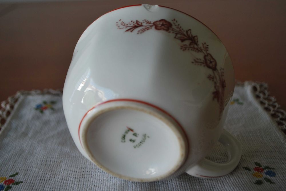 Chávena Porcelana Sociedade Porcelanas Coimbra