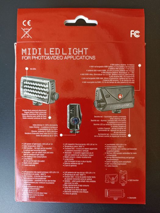 Manfrotto Mini Led Light ML360H - Projector LED