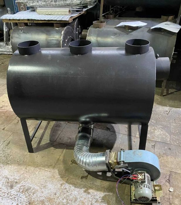 5мм! 1020м3! Піч Буржуйка Теплогенератор, Промышленный Булерьян