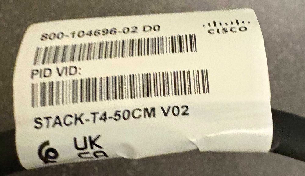 Zestaw stack 2x STACK-t4-50cm v2 + 2x C9200-STACK V02 CISCO