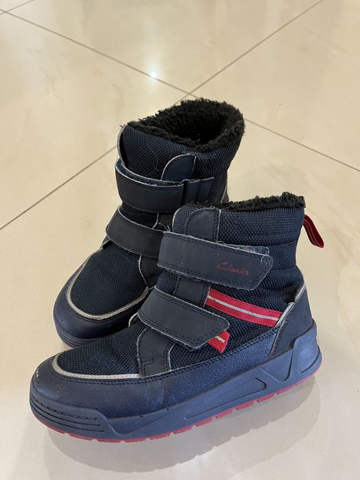 Фирменные зимние ботинки Clark’s 32 р-р, сапоги,черевики, чоботи