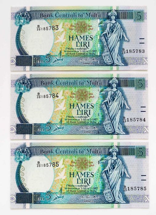 Malta 5 lira Malta 1994 P.46 -UNC