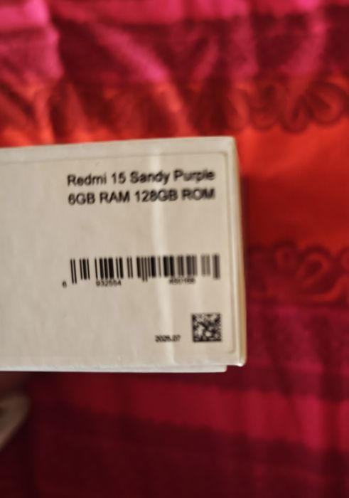 Xiaomi Redmi 15 6.9" Sandy Purple NOVO