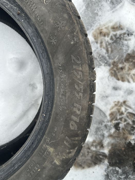 Продам MATADOR 215/55 R16 зимову гуму два колеса