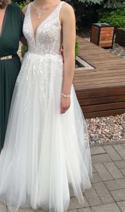 Suknia ślubna biała ivory