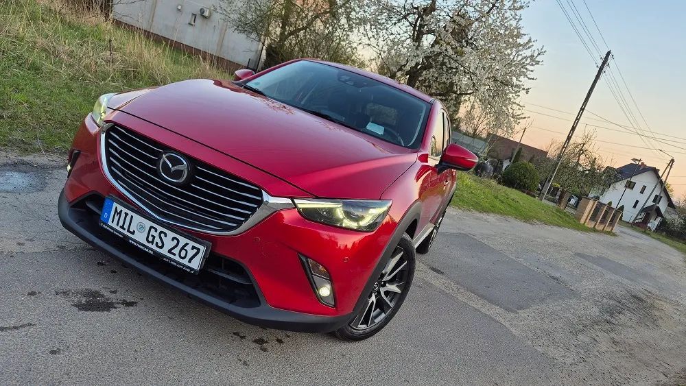 Mazda CX-3 2L-150Km-Ful Led-Blis-Head Up-Skóra-Navi-Kamera Webasto MAX 4X4