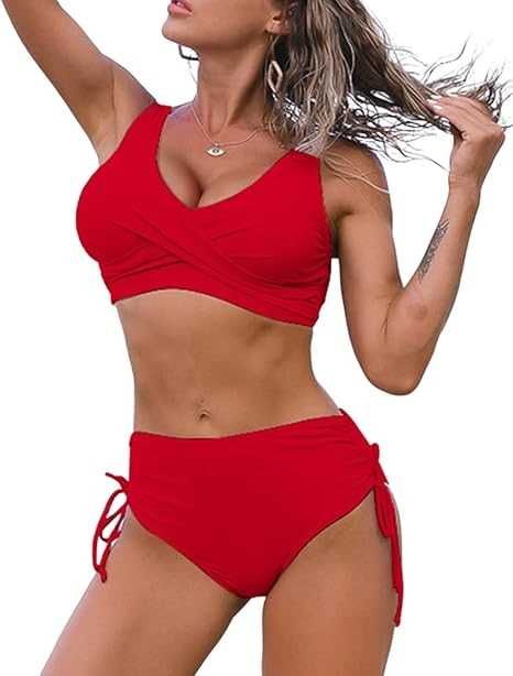 Nowy strój kąpielowy/dwuczęściowy/bikini/majtki/biustonosz R-S !3951!