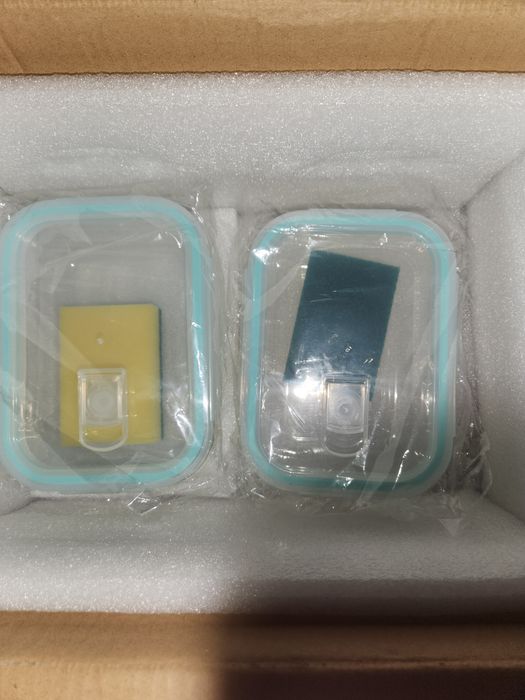 Conjunto 6 caixas vidro