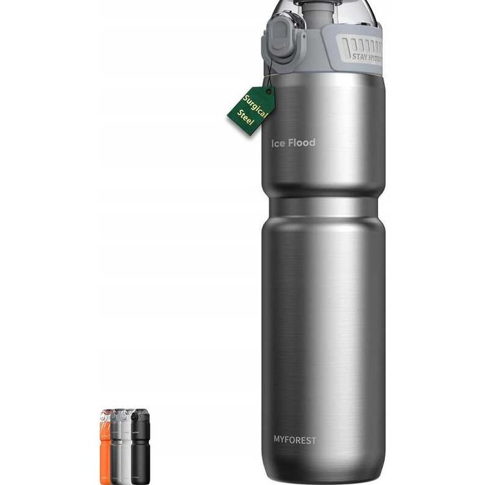MYFOREST 24oz/700ml izolowana butelka na wodę do roweru,