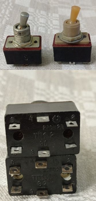 Тумблеры ТВ1-1, ТП1-2, ТВ2-1, MTA 106D