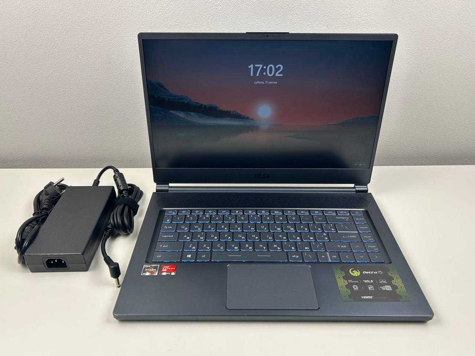 Ігровий ноутбук MSI Delta 15 A5EF (MS-15CK) 15.6" 240Гц AMD Ryzen 7 5800H 16GB Radeon RX 6700M 10GB 1TB NVMe SSD