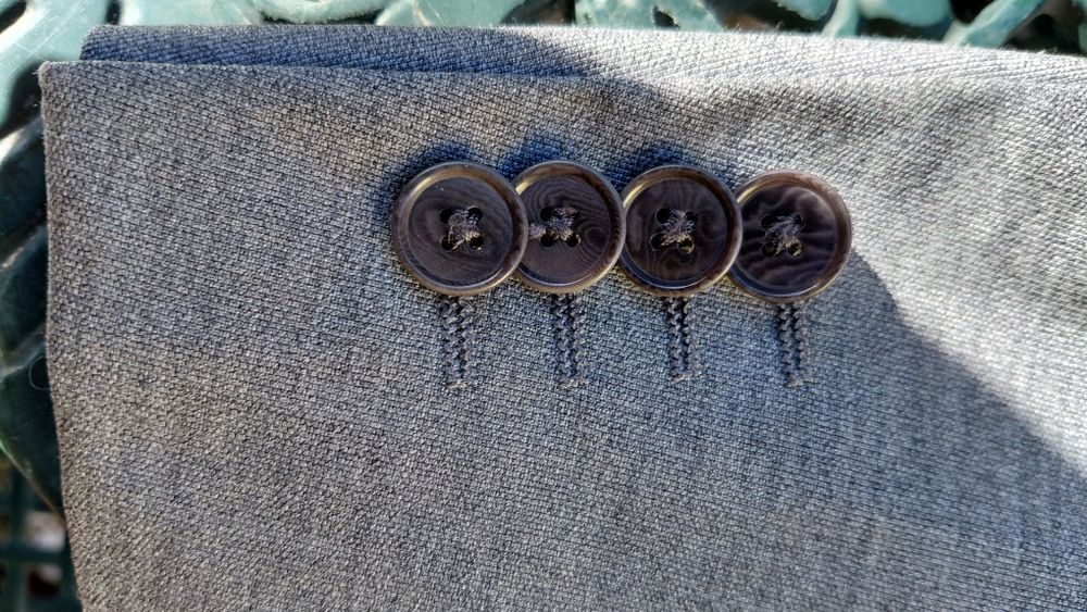 Fato clássico com colete