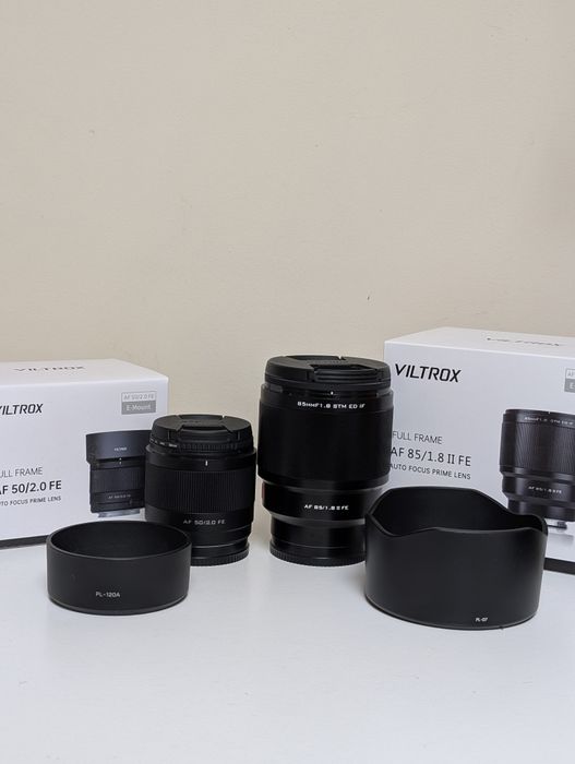 lentes Viltrox 50mm f2 FE air + Viltrox 85mm f1. 8 FE II