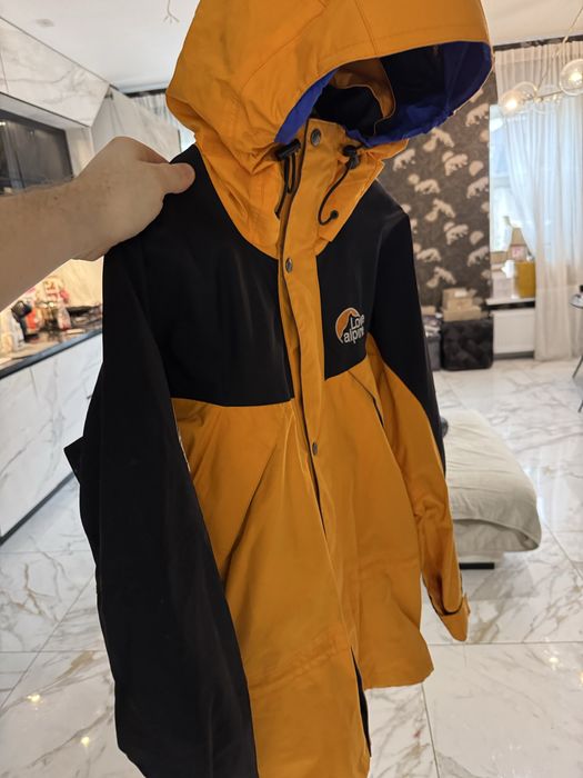 Lowe Alpine Orange Triple Point Ceramic Hooded Rain Coat Jacket Large