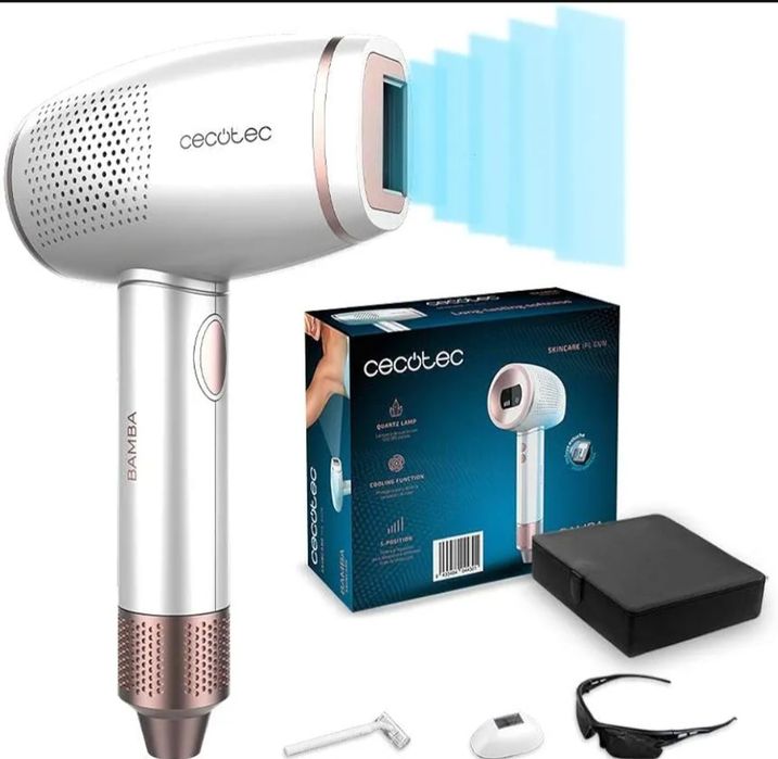 Cecotec Depiladora de Luz Pulsada Bamba SkinCare IPL