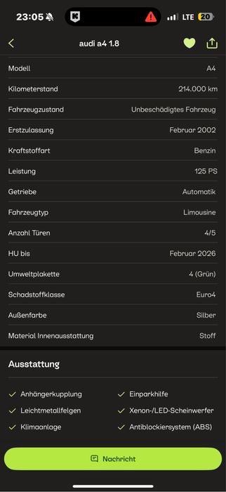 Продам Audi A4 B5 1.8 Автомат  тільки з Німеччини