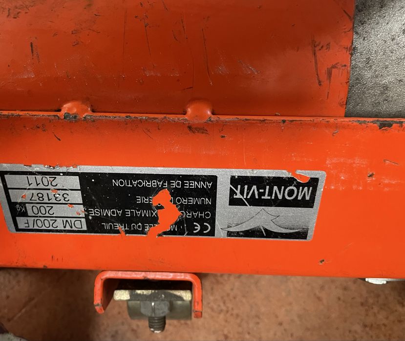 Guincho para transporte e elevação de cargas