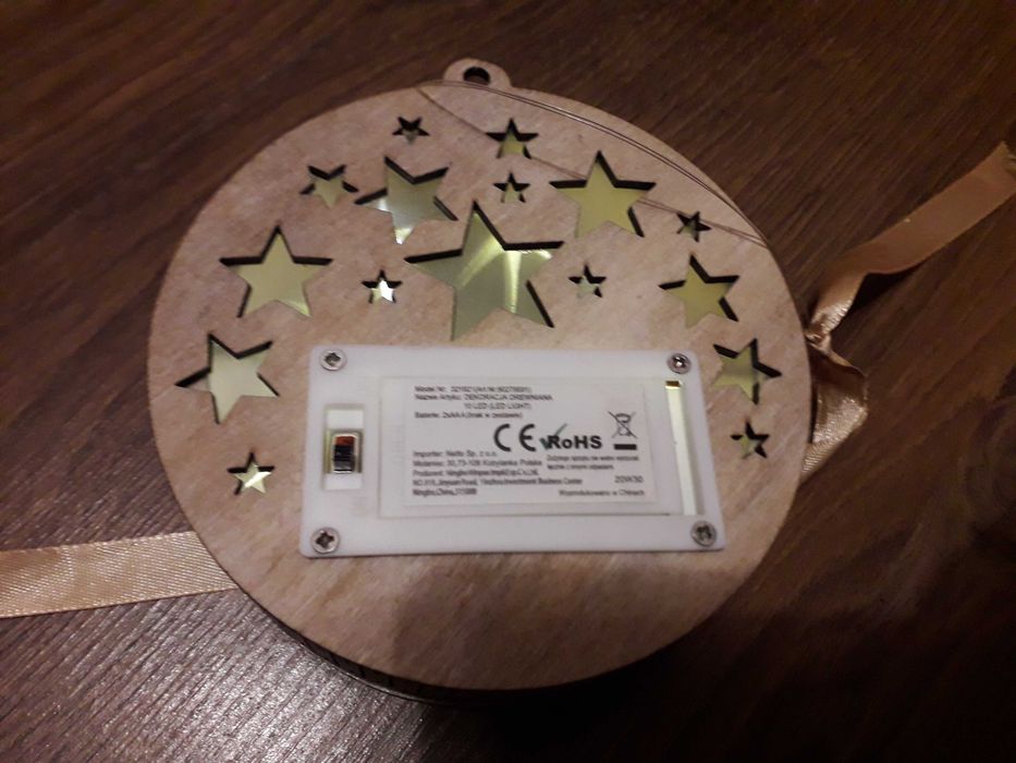 lampka ozdoba świąteczna