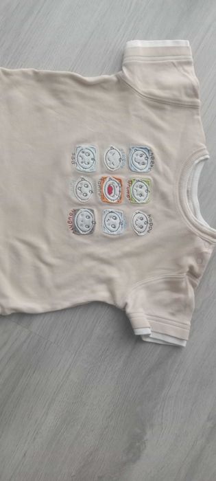Zestaw chłopięcy 3-6m-cy, t-schirt 2 sztuki,spodenki