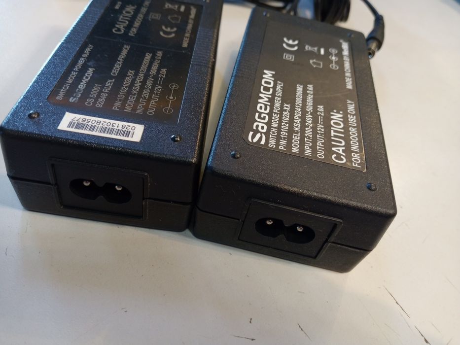 Zasilacz 12v 2A Sagemcom dekoder LED kamera zabawka router modem