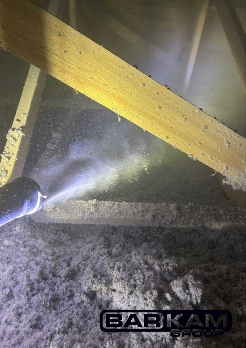 Ocieplenie wełną celulozową, Nadmuch celulozą