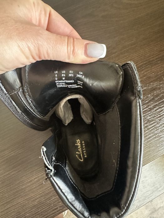 Демісезонні чоботи Clarks , 39 p.