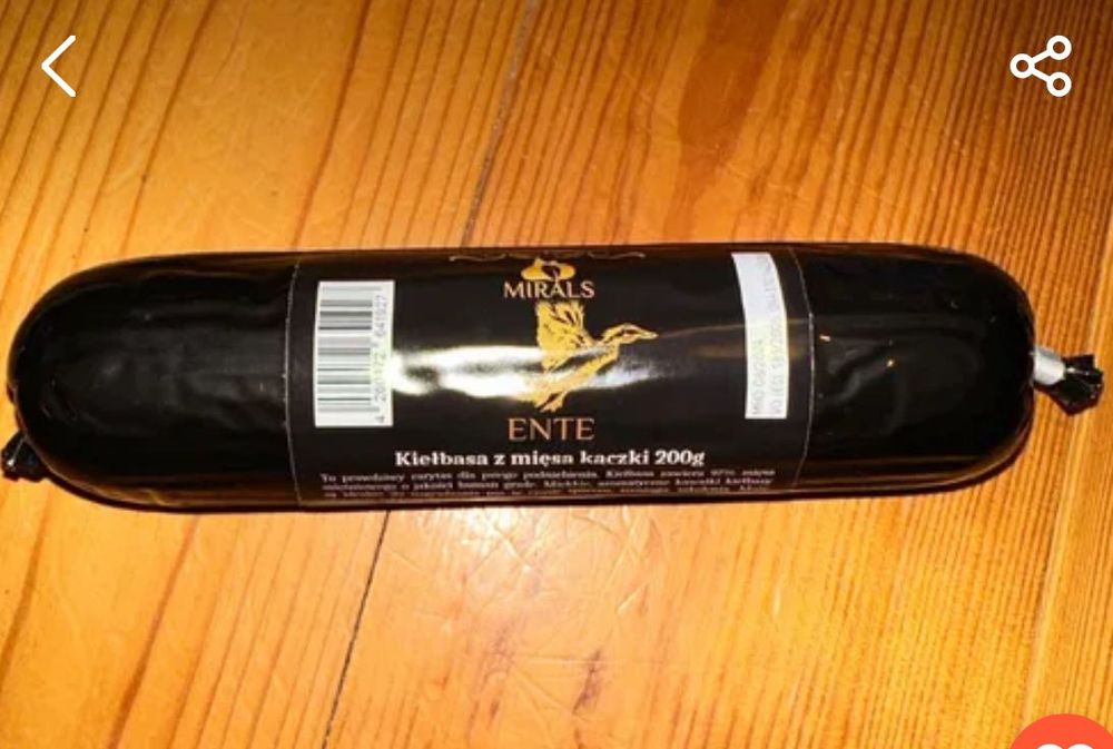 Paluchy bażant + kielkbasa mirals kaczka 200 g