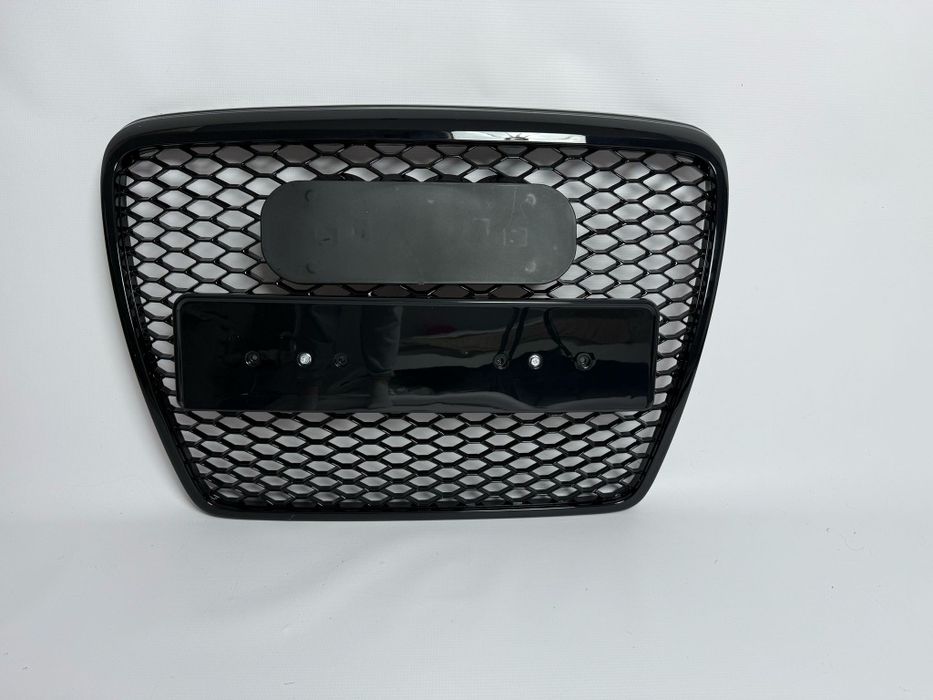 Audi A6 C6 Atrapa Chłodnicy Plaster Miodu Grill 04-12 Czarny Połysk