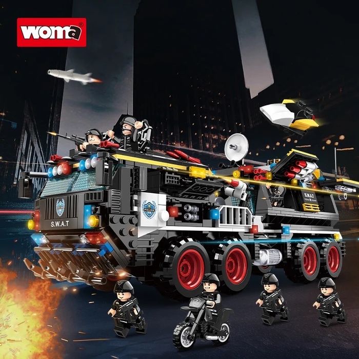 Klocki kompatybilne z lego i innymi markami. 1585 sztuk klocków