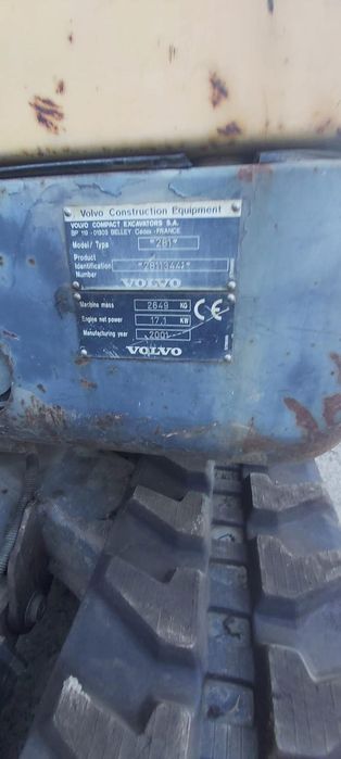 Volvo EC25 Mini Escavadora Giratória 2.5T – Ano 2001 – Engate Rápido