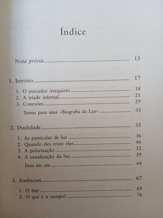 Uma biografia da luz - José Tito Mendonça