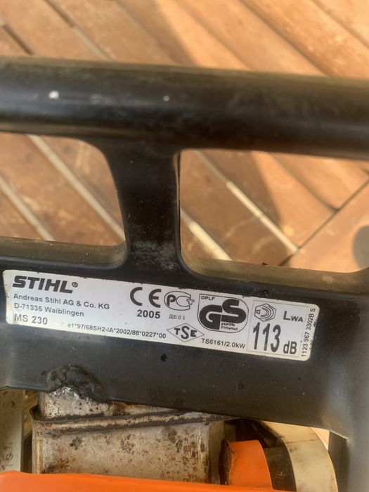 Pila spalinowa stihl 230
