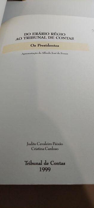 Do Erário Régio ao Tribunal de Contas, Os Presidentes