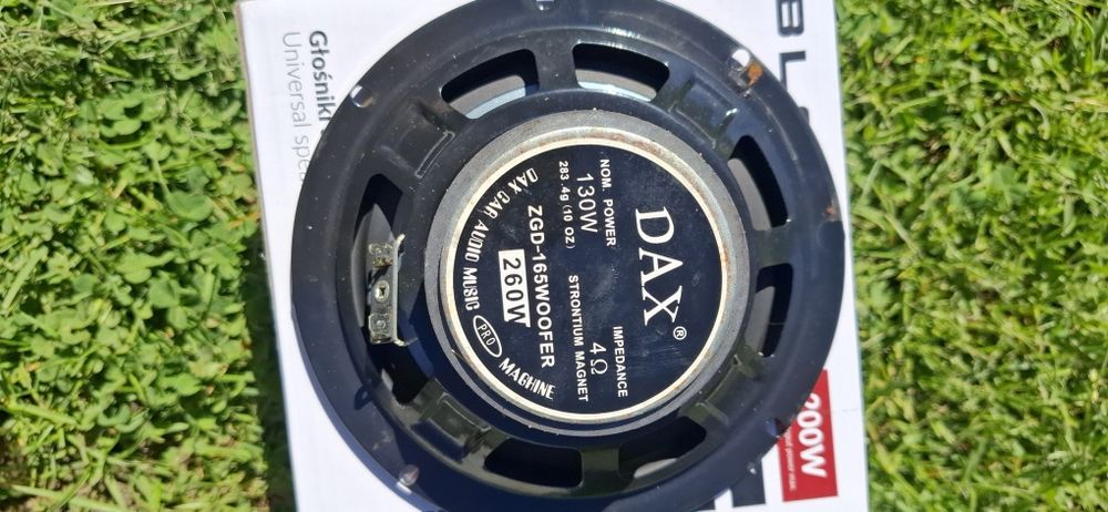 Głośniki DAX ZGD-165WOOFER 16.5cm   2szt