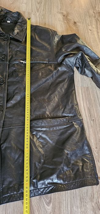 Leader Sound męska kurtka skórzana rozmiar XL wymiary na zdjęciach