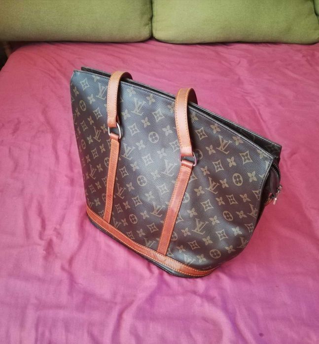 Louis VUITTON LV ponadczasowa klasyczna torebka brązowa
