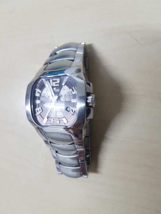Zegarek meski LOTUS Chronograf 15501 bransoleta Japan nowa bateria