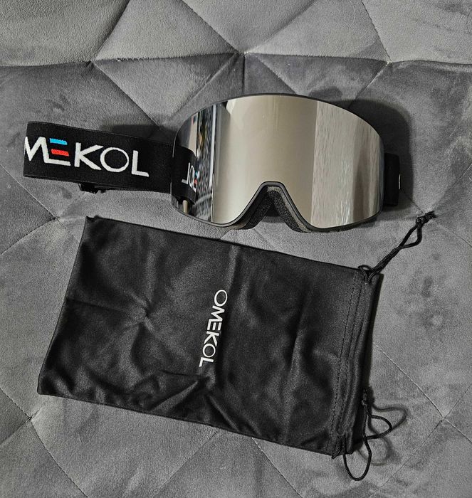 Лижні окуляри OMEKOL, лижна маска, лыжные очки, лыжная маска + чохол