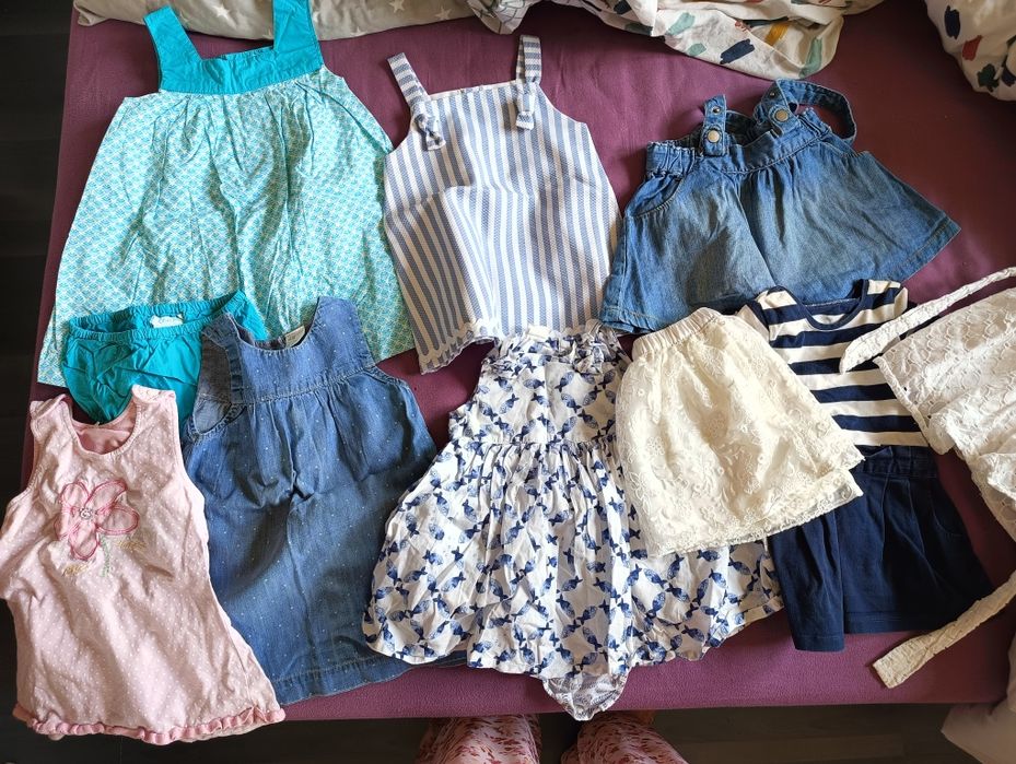 Zestaw sukienek letnich 80 h&m sukienka