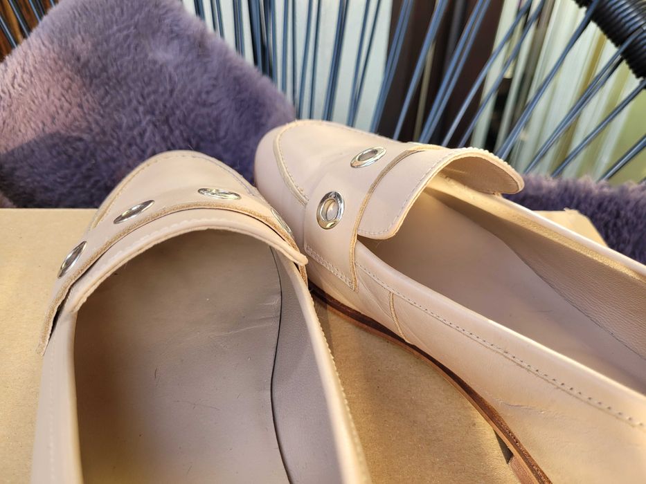 Mokasyny skórzane wsuwane mint&berry