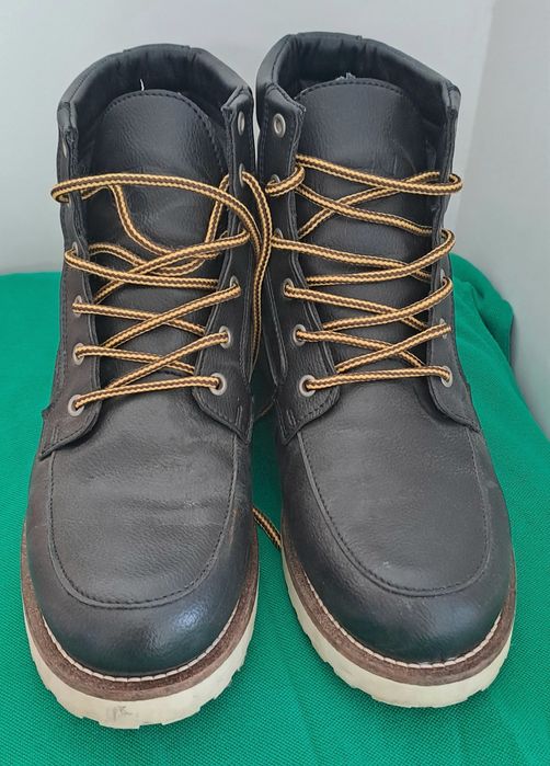 Botas em couro Tam 43, Frank and Oak