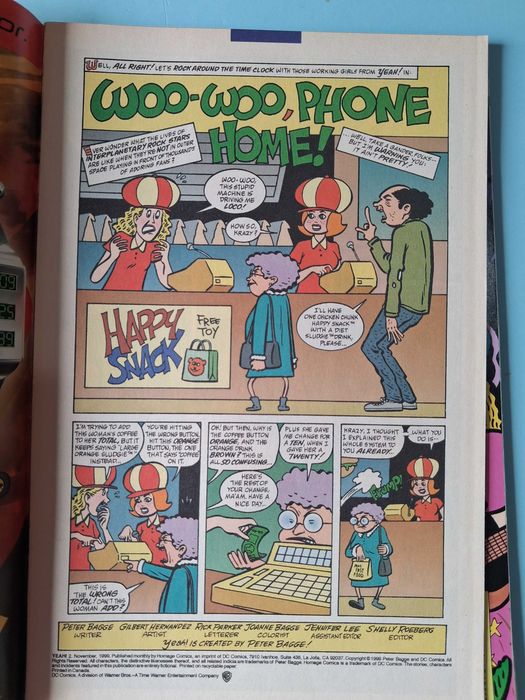YEAH ! # 2, 3, 4 - Peter Bagge & Gilbert Hernandez - DC Comics