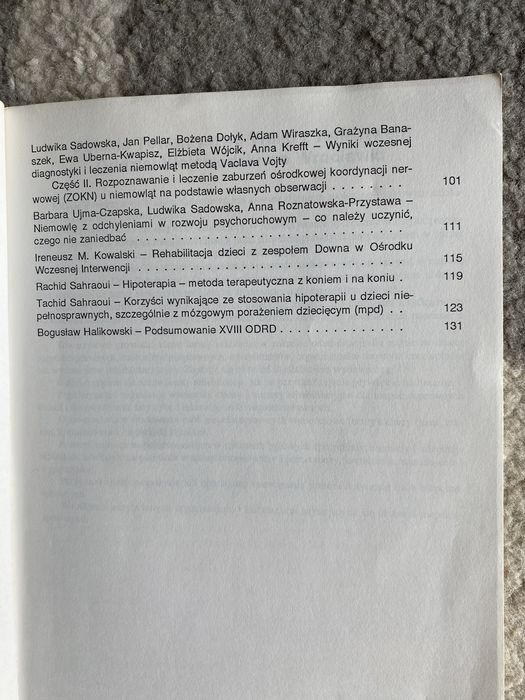 Wczesna diagnostyka i rehabilitacja dziecka