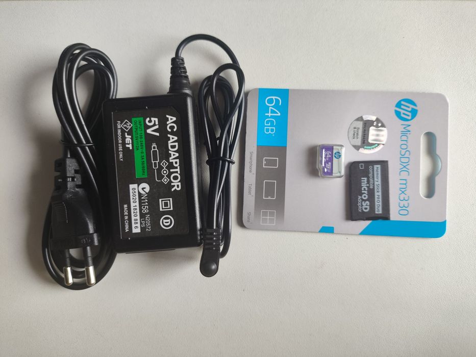 Adapter + 64GB Micro SD Card + Charger for PSP64284479205378120